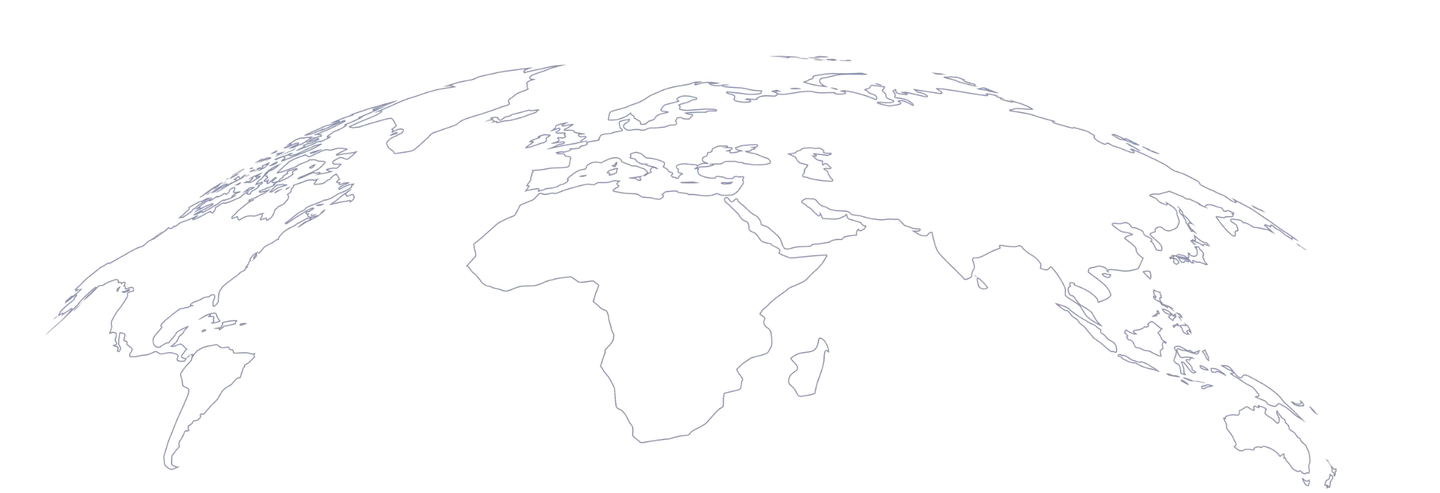 World map highlighting Lux Global's export routes and distribution markets
