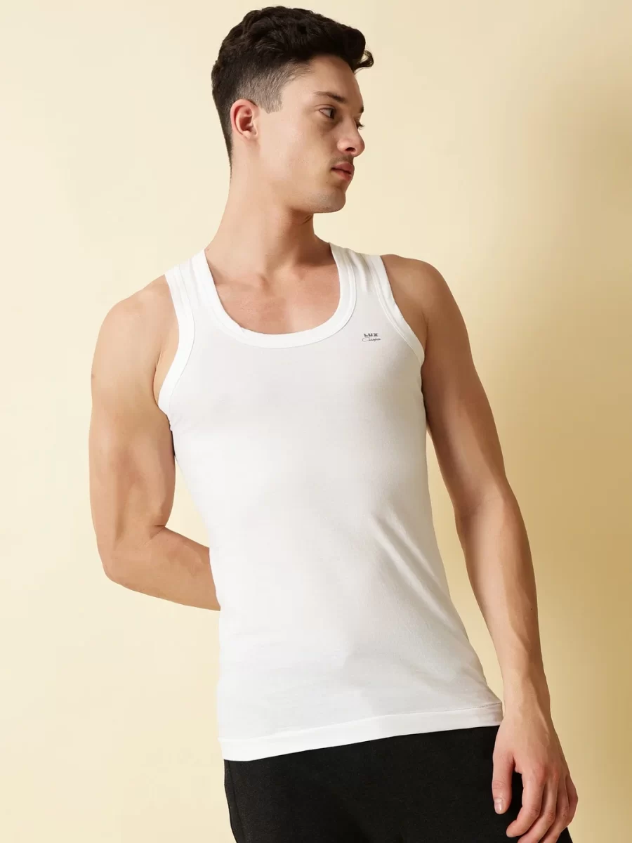 Champion Fine Vest White RN